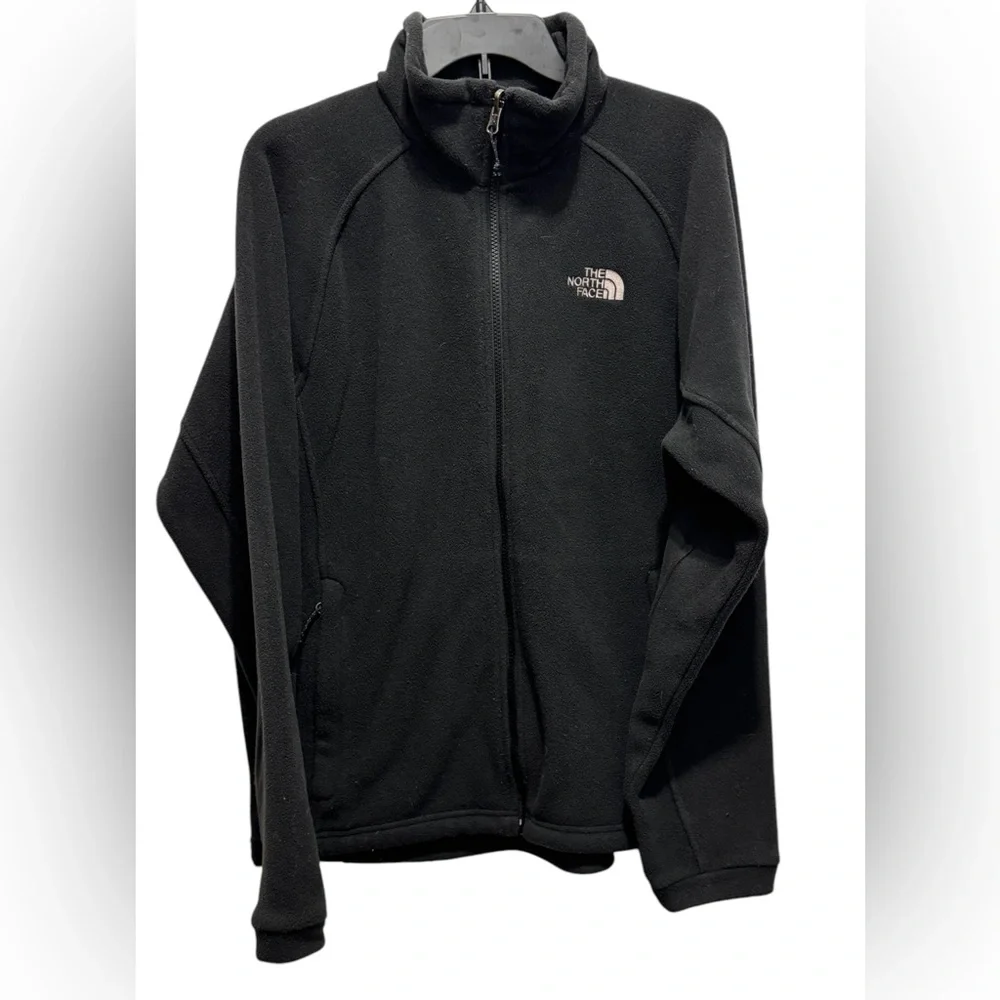 The North Face size M black zip up fleece jacket sweater